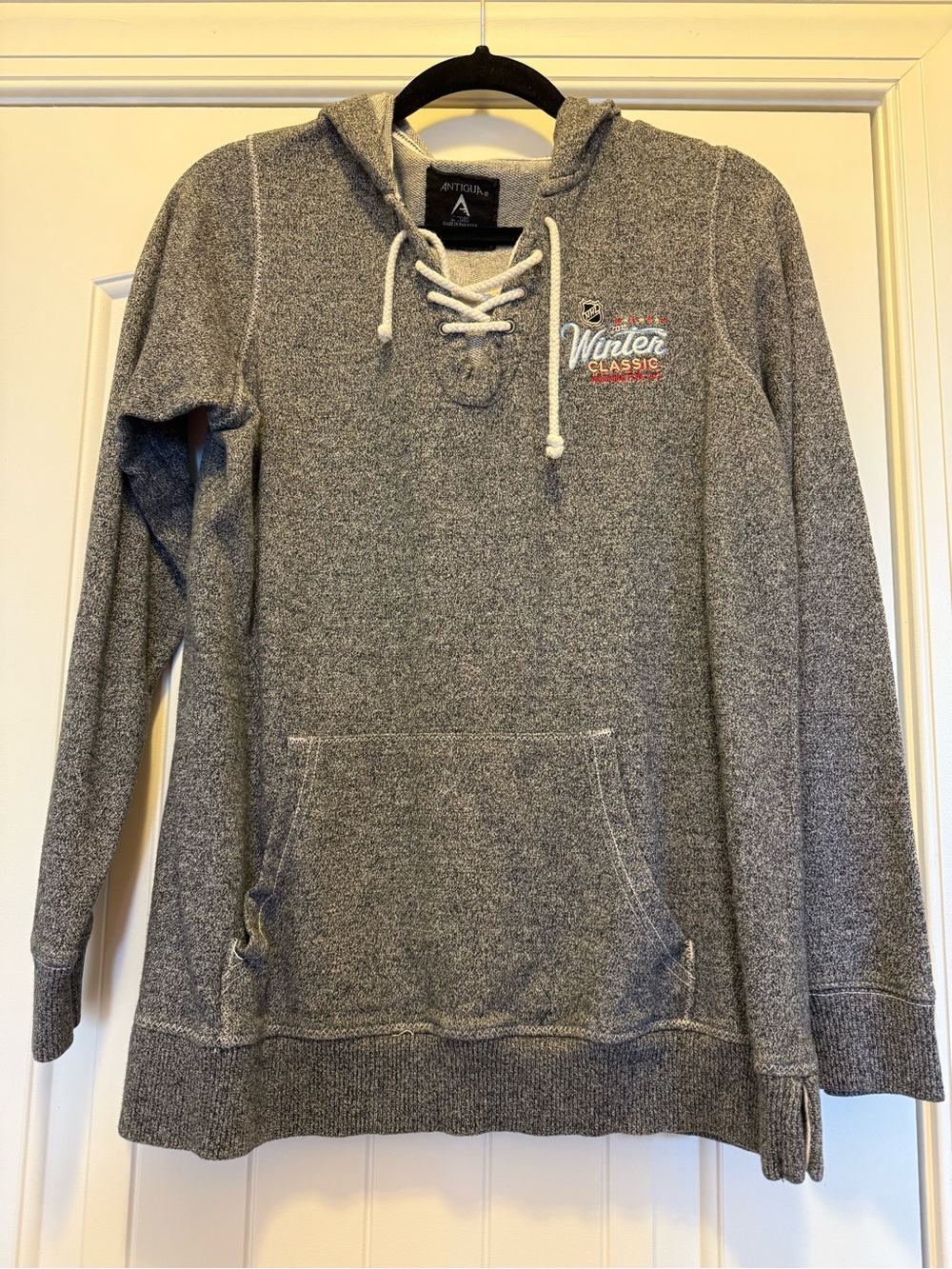 AntiguaGray Lace-Up Hoodie Sweater - Winter Classic 2015